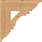 Ekena Millwork Merced Traditional Smooth Bracket, Western Red Cedar, 5 1/2"W x 22"D x 22"H BKT06X22X22MRC01SWR - alternate 4